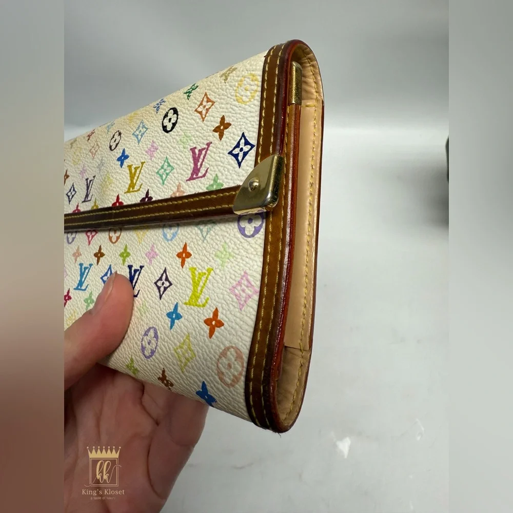 💜SOLD💜Louis Vuitton x Murakami multicolored international wallet - Picture 3 of 14